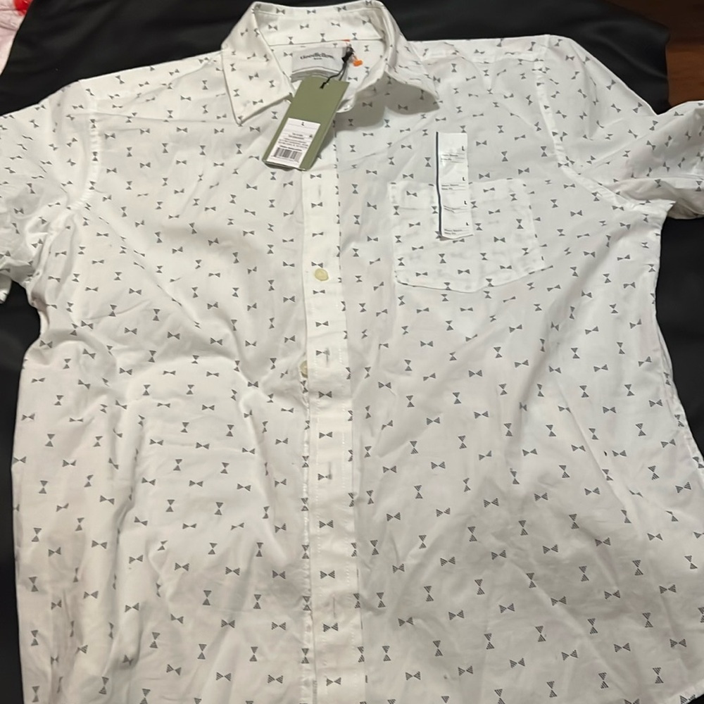 Goodfellow & Co Short Sleeve Button Down Shirt Men's Size Large NWT